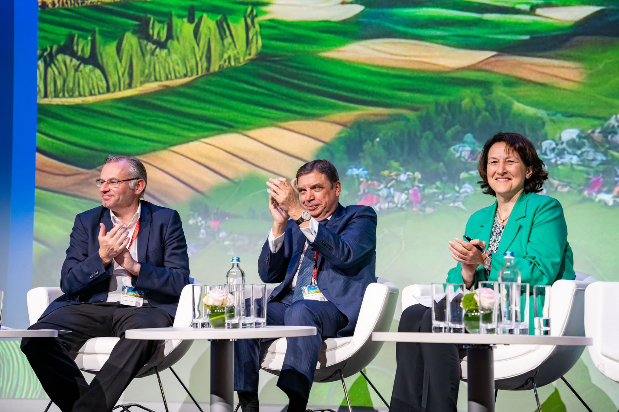 Norbert Lins, Luis Planas, Marion Jansen – 2023 EU AgriResearch Conference