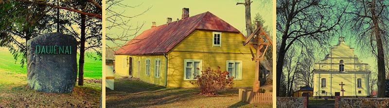 Dedina Daujėnai sa nachádza na severovýchode Litvy a&má len o&niečo viac ako 400&obyvateľov. ©Vilensija